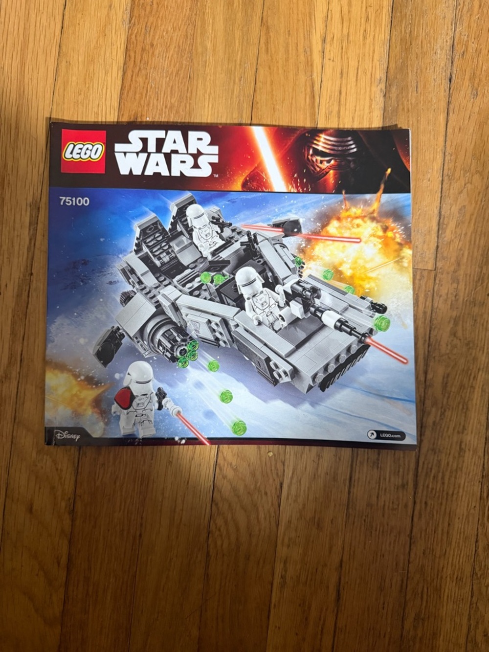 LEGO Star Wars First Order Snowspeeder set 75100 Instruction Manual